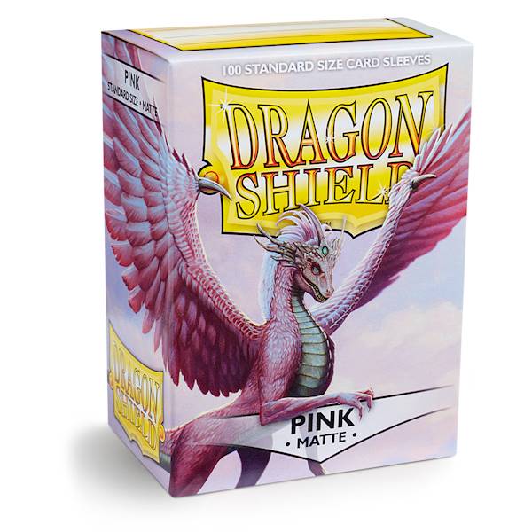 Dragon Shield Matte Sleeves - Pink 100