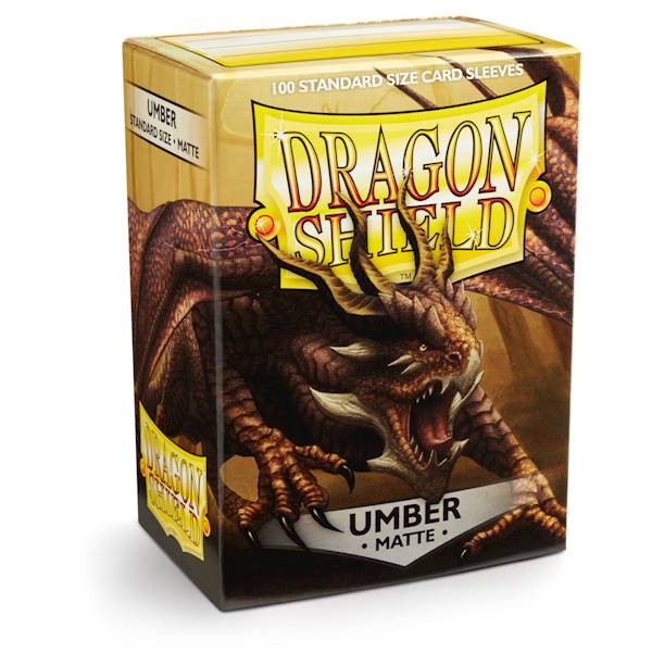Dragon Shield Matte Sleeves - Umber 100