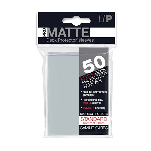 UP PRO-Matte Deck Protector Sleeves Clear - 50