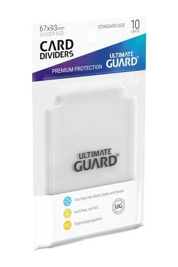 UG Card Dividers Standard Size Transparent 10