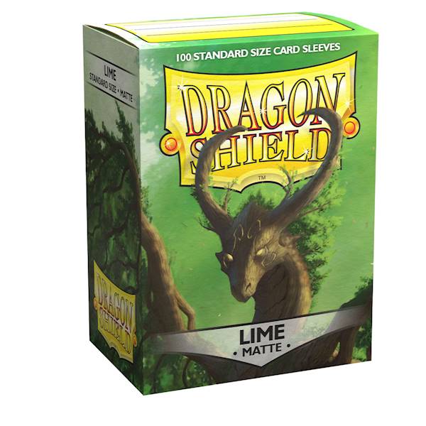 Dragon Shield Matte Sleeves - Lime 100