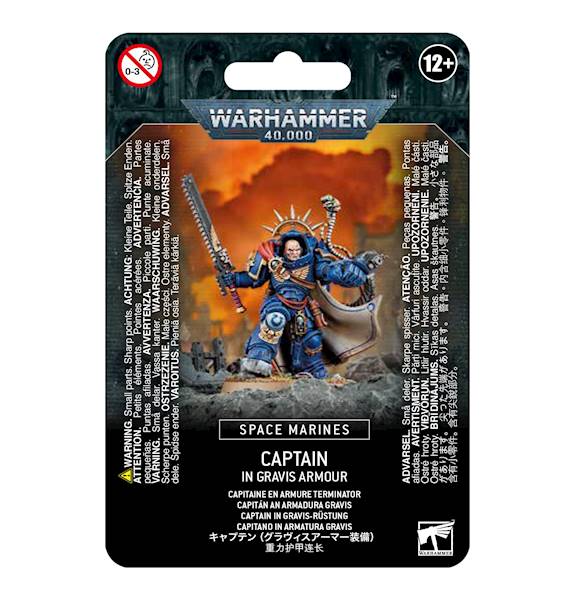 Space Marines: Captain in Gravis Armour