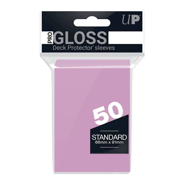 UP PRO-Gloss Deck Protector Sleeves Pink - 50