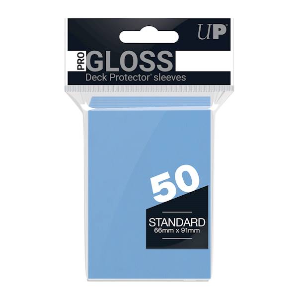 UP PRO-Gloss Deck Protector Sleeves Light Blue- 50