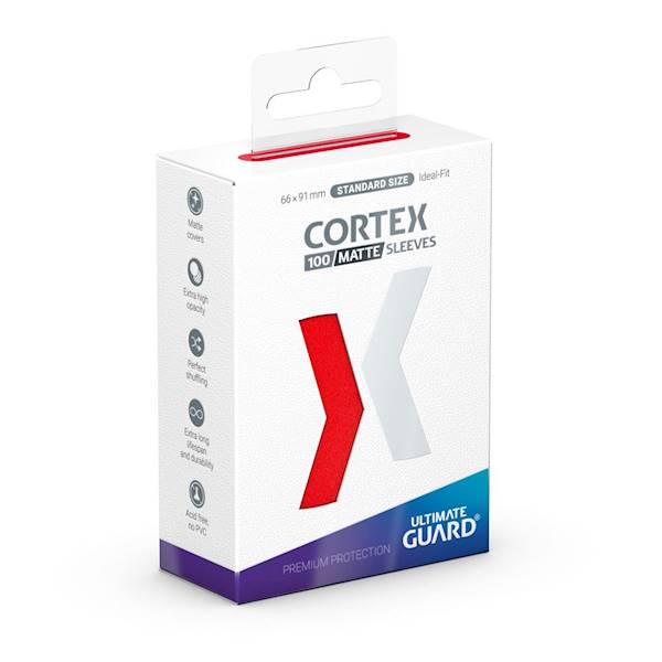 Ultimate Guard - Cortex Matte Sleeves - Red