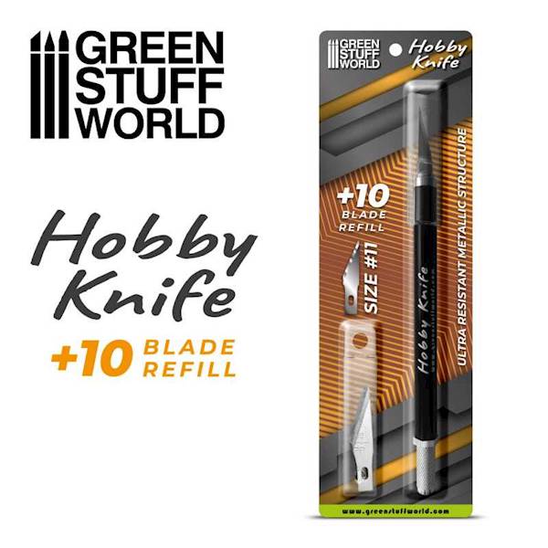 GSW - Professional Metal HOBBY KNIFE with blades