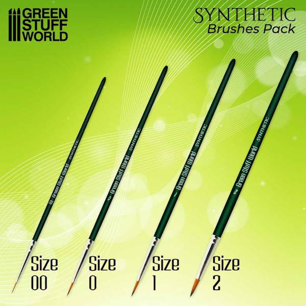 GSW - GREEN SERIES Synthetic Brush Set