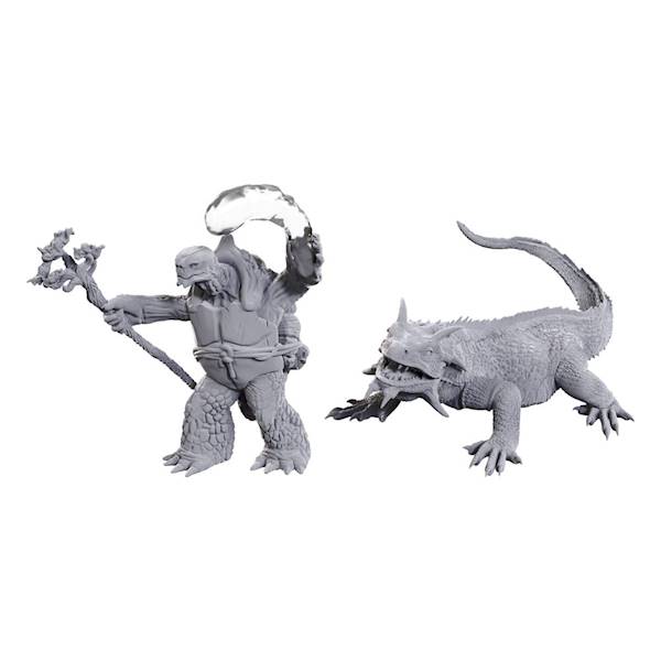 D&D Nolzur's - W24 Tortle Druid & Giant Lizard