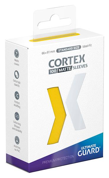 Ultimate Guard - Cortex Matte Sleeves - Yellow