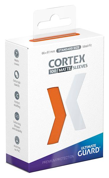 Ultimate Guard - Cortex Matte Sleeves - Orange