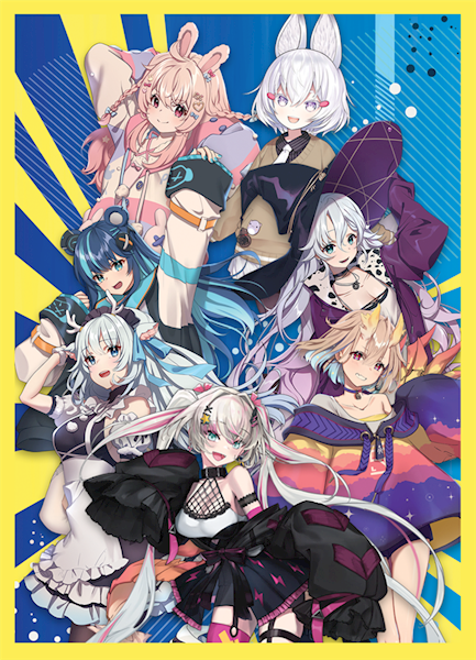 Oshi Push VTuber Card Game Sleeves - Origins