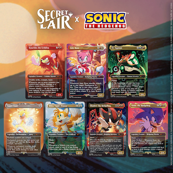 MTG - Secret Lair x Sonic: Friends & Foes WPN Excl
