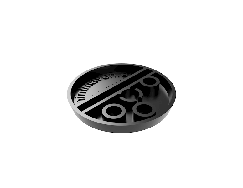 Podstawki okrągłe 32mm z miejscem na magnes