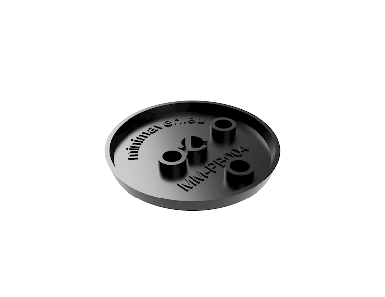 Podstawki okrągłe 40mm z miejscem na magnes 