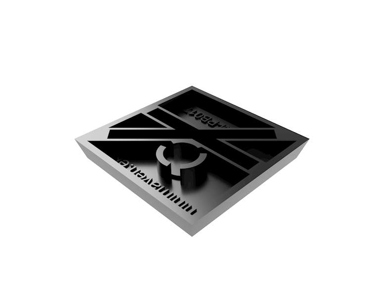 Podstawki kwadr.30x30mm z miejscem na magnes