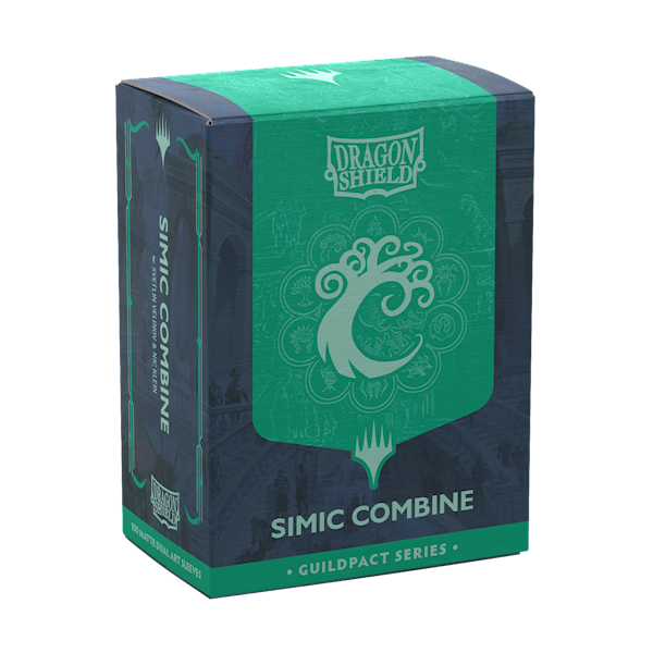 Dragon Shield License Sleeves - Simic Combine