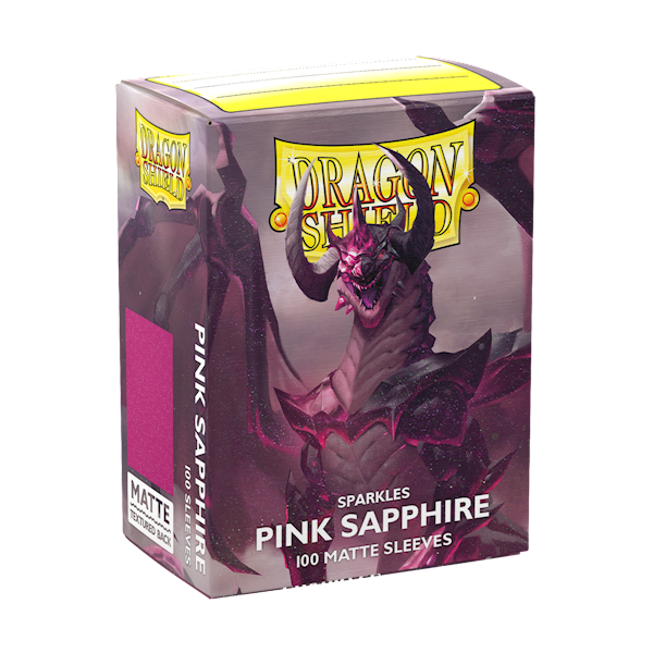 Dragon Shield Matte Sleeves - Pink Sapphire