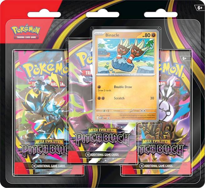 Pokemon TCG: ME05 3-Pack Blister - Binacle
