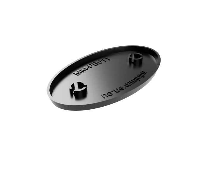 Podstawki owalne 60x35mm z miejscem na magnes 6szt