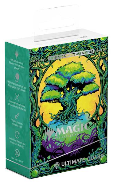 UG Art Sleeves MTG "Mana Token" - Forest