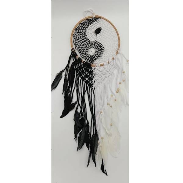 łapacz ying yang koronkowy 40 cm