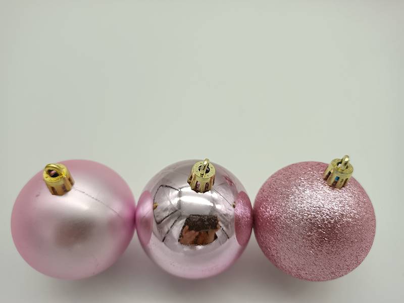 Bombka plastikowa - 6 cm (12 szt.)