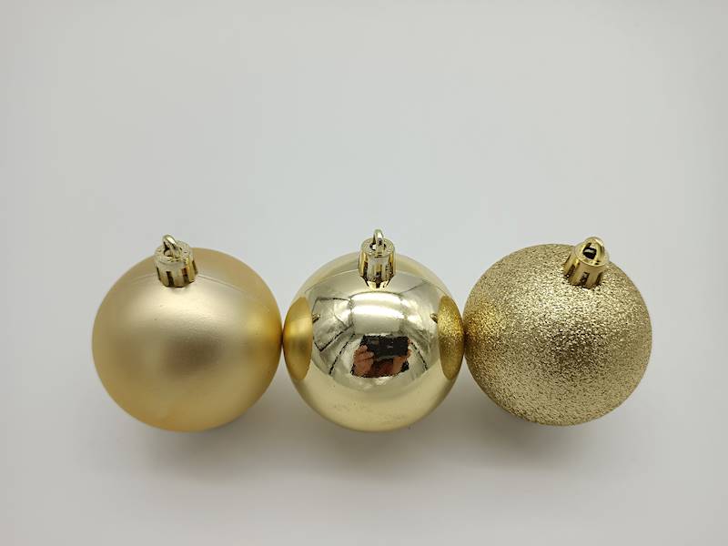 Bombka plastikowa - 6 cm (12 szt.)