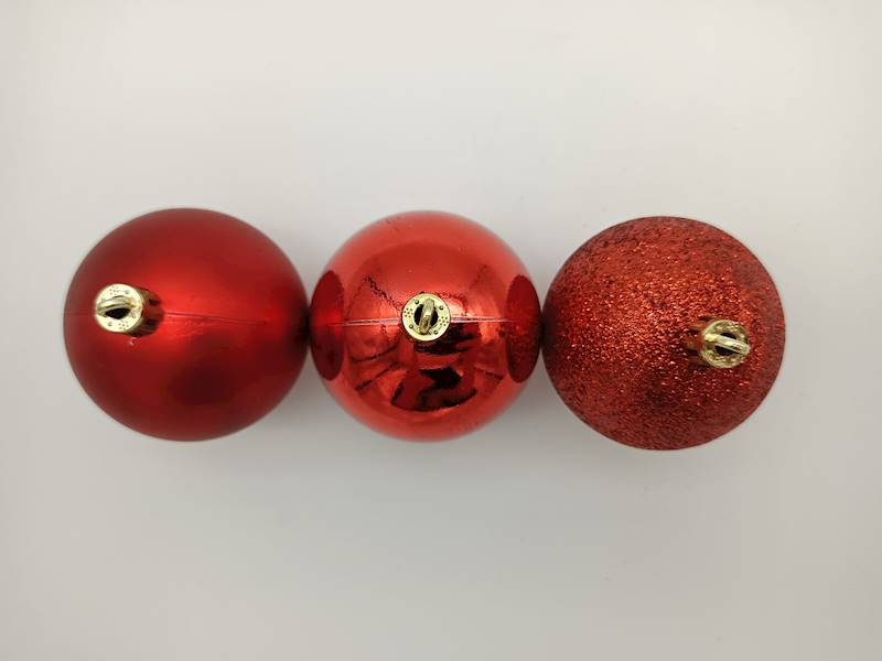 Bombka plastikowa - 6 cm (12 szt.)