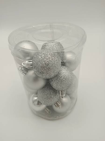 Bombka plastikowa - 4 cm (20 szt.)