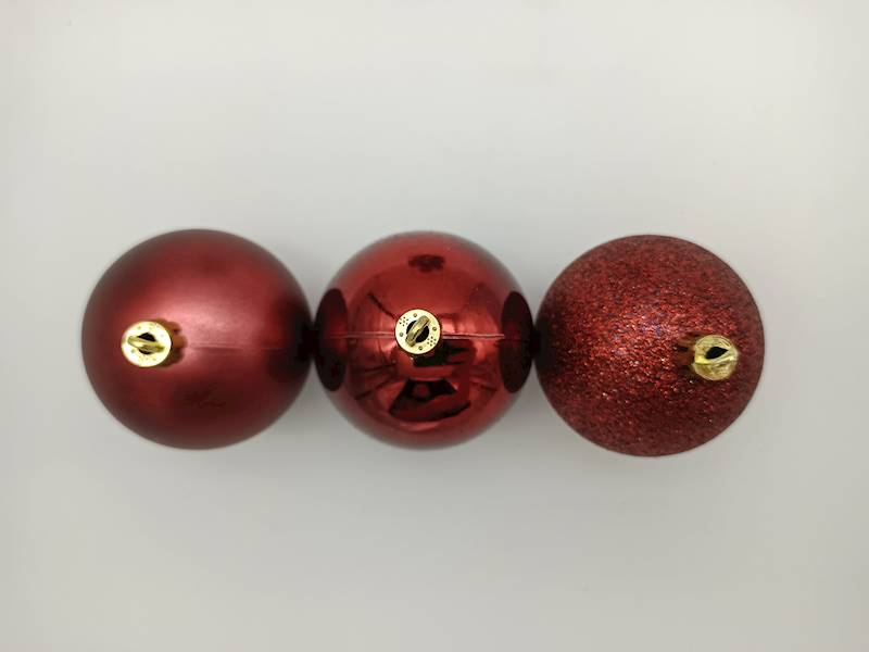 Bombka plastikowa - 6 cm (12 szt.)