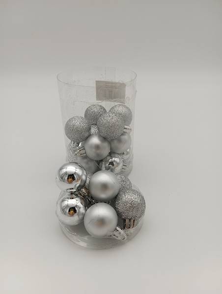 Bombka plastikowa - 3 cm (20 szt.)