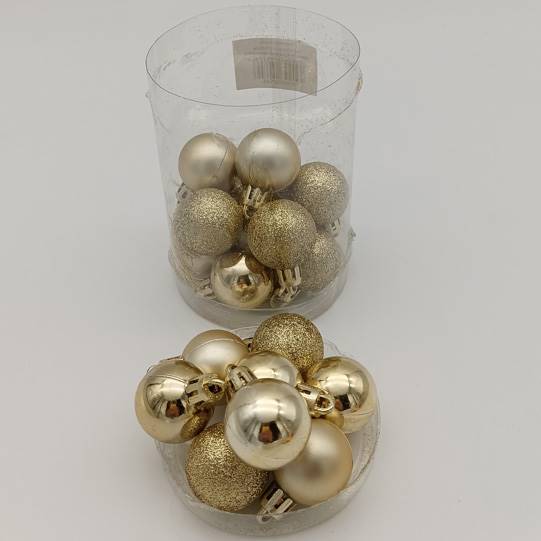 Bombka plastikowa - 3 cm (20 szt.)