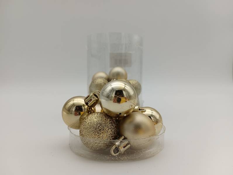 Bombka plastikowa - 3 cm (20 szt.)