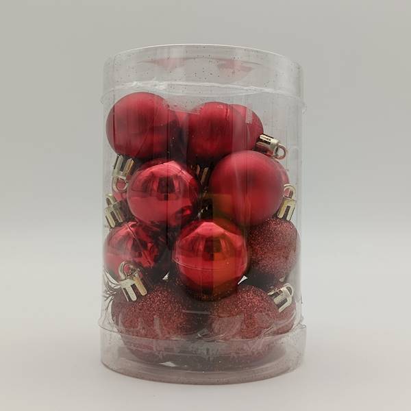 Bombka plastikowa - 3 cm (20 szt.)