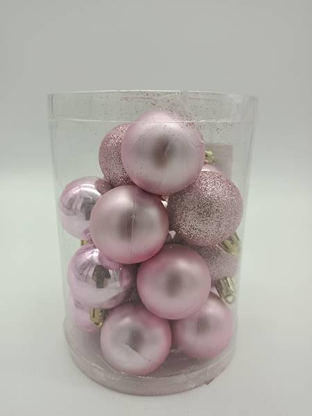 Bombka plastikowa - 4 cm (20 szt.)
