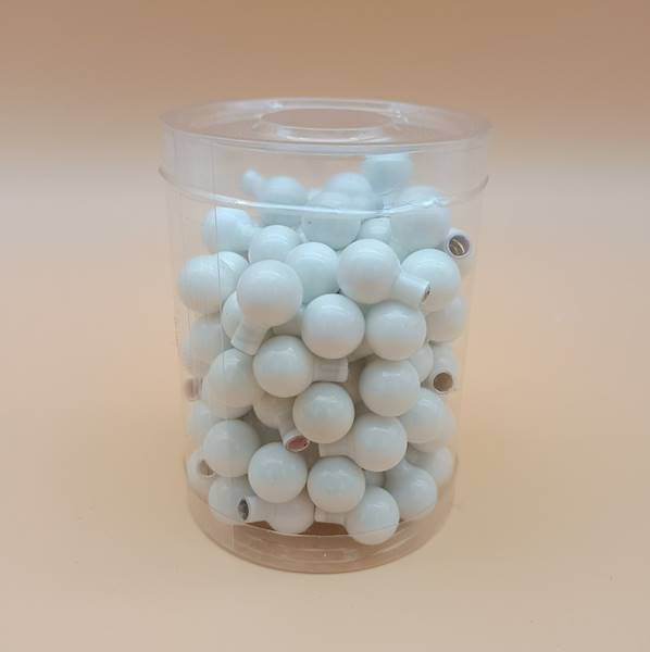 Bombka szklana, florystyczna - 1,5 cm (120 szt.)