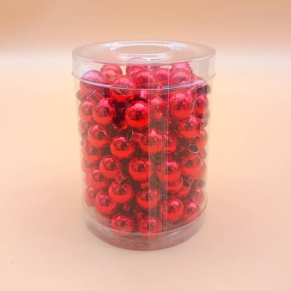 Bombka szklana, florystyczna - 1,5 cm (120 szt.)