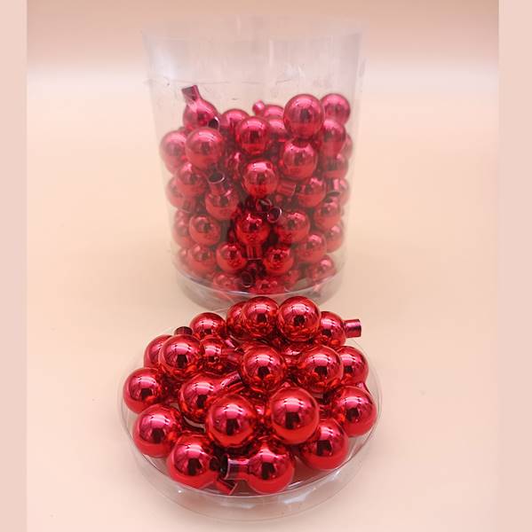 Bombka szklana, florystyczna - 1,5 cm (120 szt.)