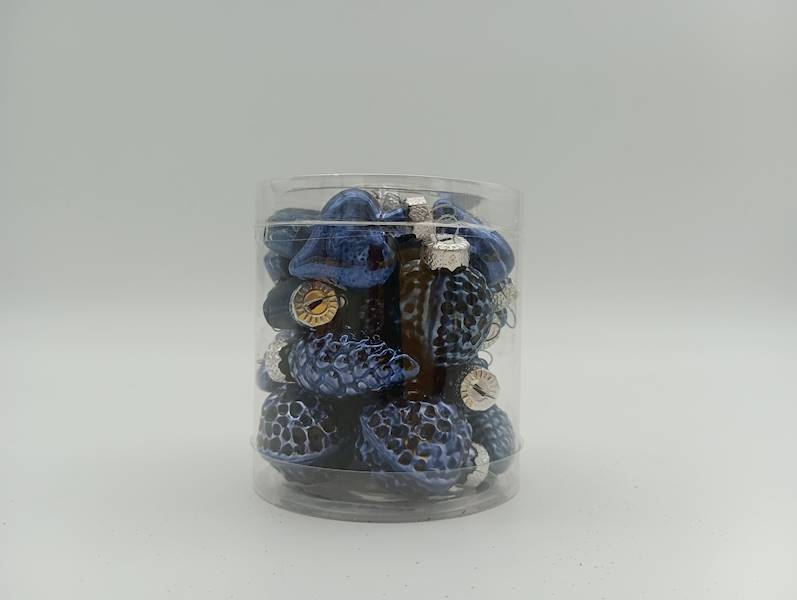 Bombka szklana mix kształtów - 3,5cm