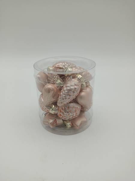 Bombka szklana mix kształtów - 3,5cm