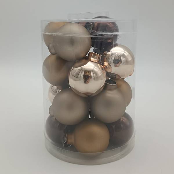 Bombka szklana, florystyczna - 4 cm (20 szt.)