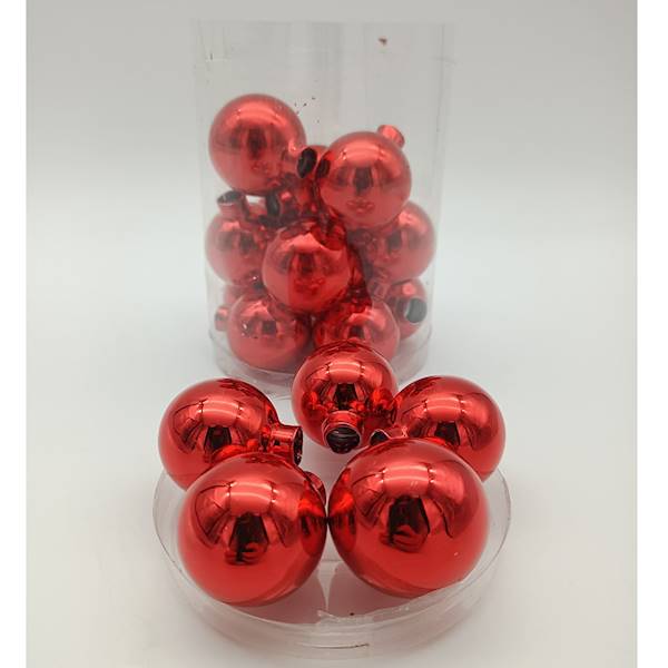 Bombka szklana, florystyczna - 4 cm (20 szt.)