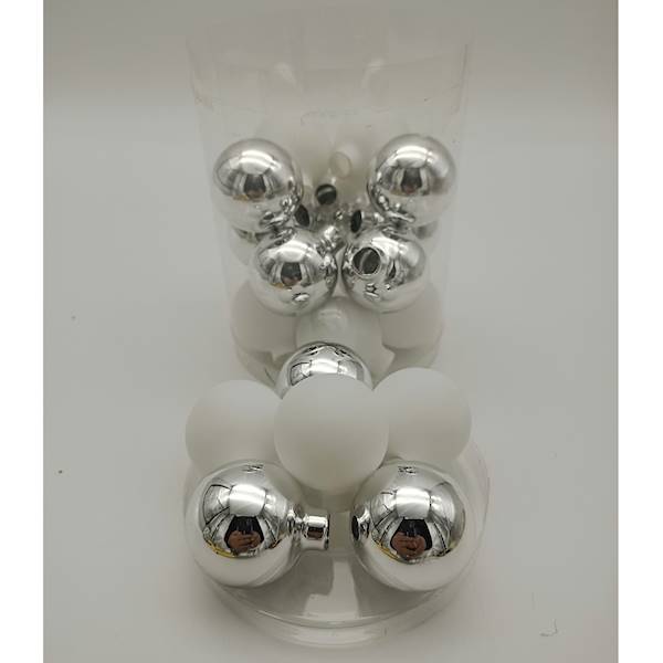 Bombka szklana, florystyczna - 4 cm (20 szt.)