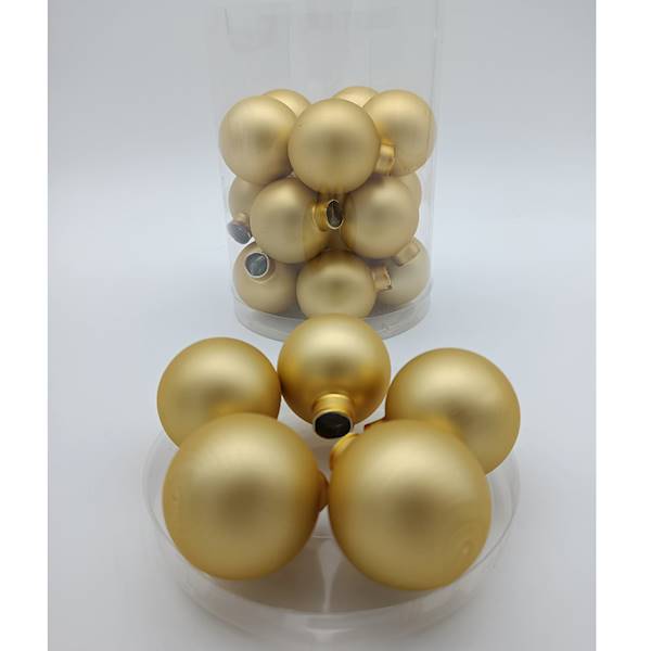 Bombka szklana, florystyczna - 4 cm (20 szt.)