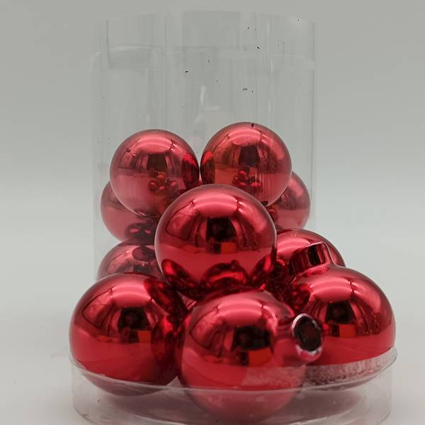 Bombka szklana - 3 cm (16 szt.)