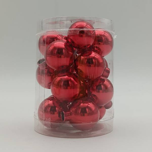 Bombka szklana - 3 cm (16 szt.)