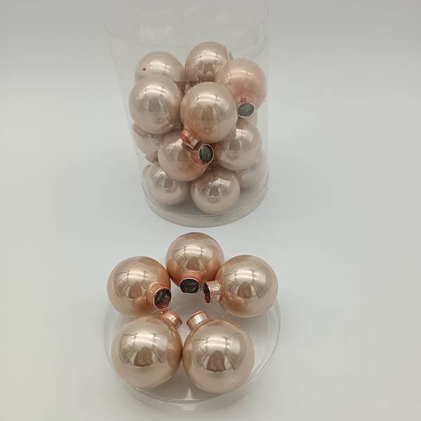 Bombka szklana, florystyczna - 4 cm (20 szt.)