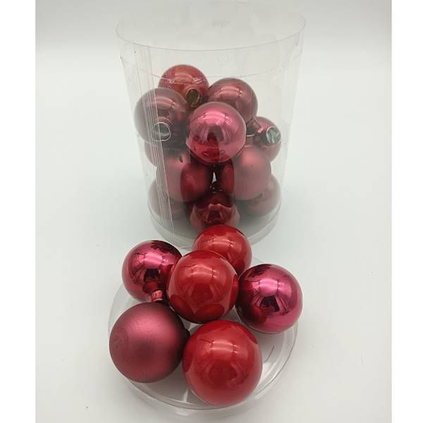 Bombka szklana, florystyczna - 4 cm (20 szt.)