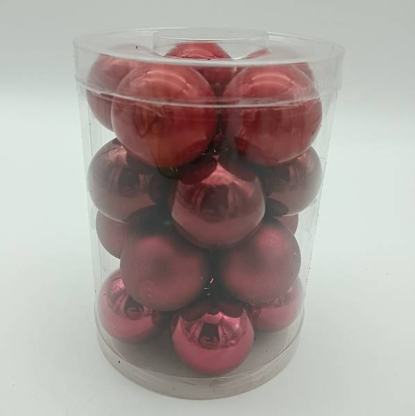 Bombka szklana, florystyczna - 4 cm (20 szt.)