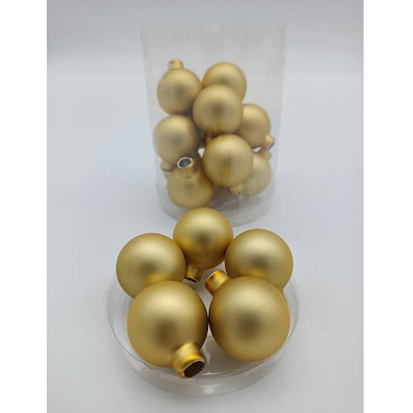 Bombka szklana, florystyczna - 3 cm (16 szt.)
